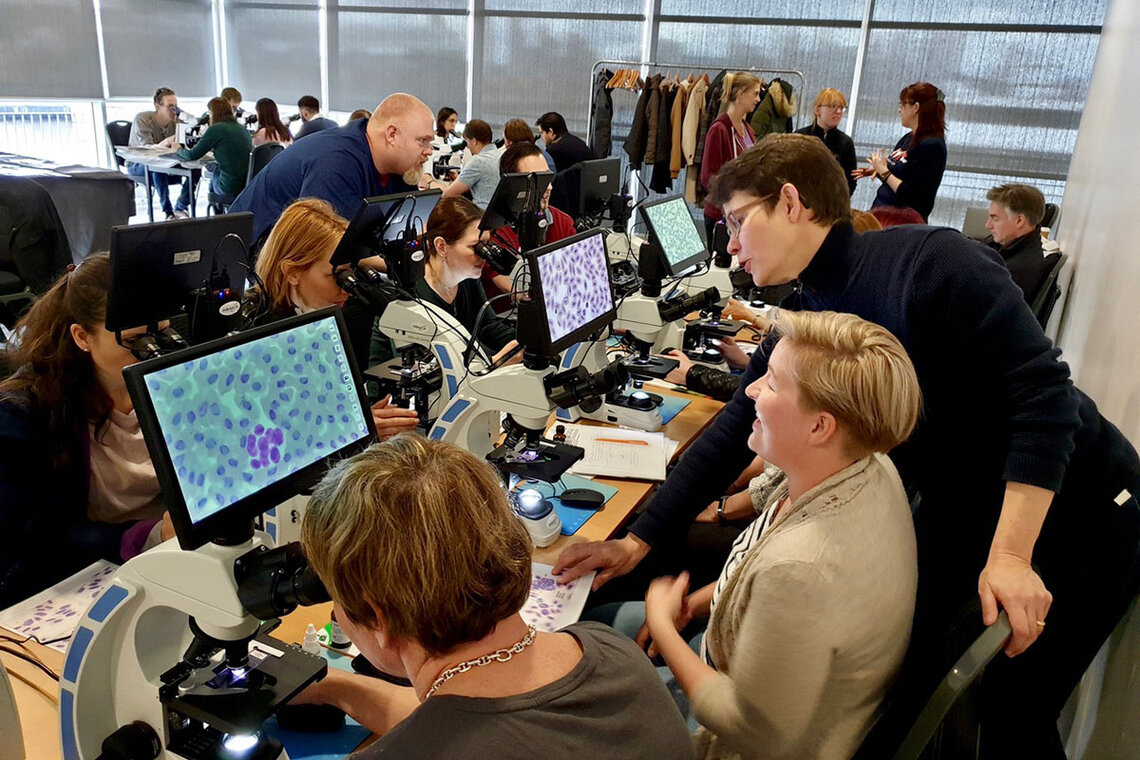 Hematology Workshop, Sunday, April 28th 2019, 4th ICARE Conference and Expo, April 28th-May 2nd 2019 ExCeL Convention Center, London, UK (photograph courtesy of Christan Ehlhardt, Zoetis International Diagnostics)